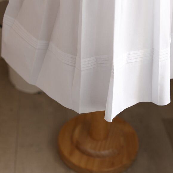 White Smocked Dress Red Bullion Embroidery Feltman Brothers Special Occasion NWT - Picture 6 of 7